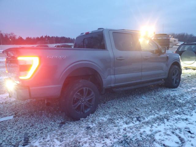 1FTFW1E81MKD51510 - 2021 FORD F150 SUPERCREW GRAY photo 3