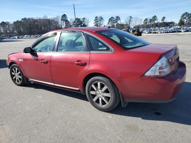 1FAHP24WX9G107995 - 2009 FORD TAURUS SEL RED photo 2