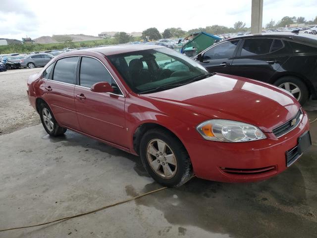 2G1WT55N289117883 - 2008 CHEVROLET IMPALA LT RED photo 4