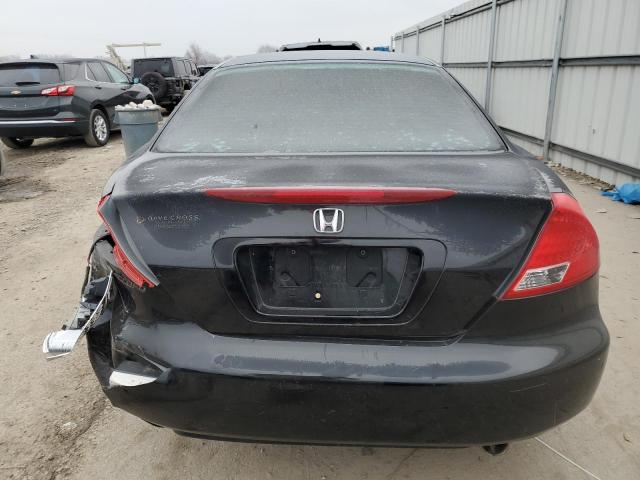 1HGCM723X7A013443 - 2007 HONDA ACCORD LX BLACK photo 6