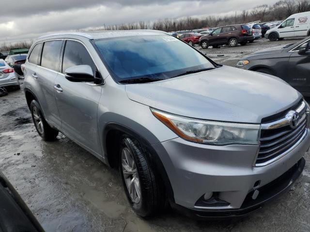 5TDKKRFH7FS066555 - 2015 TOYOTA HIGHLANDER XLE Gümüş foto 4