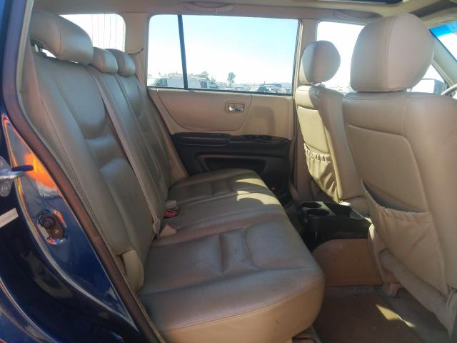 JTEGF21A910027663 - 2001 TOYOTA HIGHLANDER  photo 6