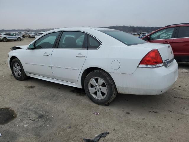 2G1WB5EK2A1191088 - 2010 CHEVROLET IMPALA LT WHITE photo 2