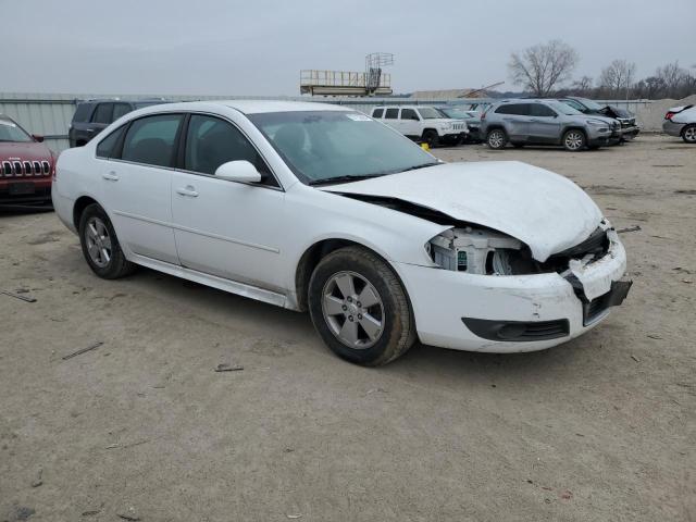 2G1WB5EK2A1191088 - 2010 CHEVROLET IMPALA LT WHITE photo 4