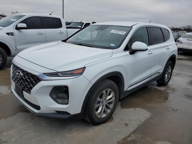 5NMS23ADXKH078455 - 2019 HYUNDAI SANTA FE SE WHITE photo 1