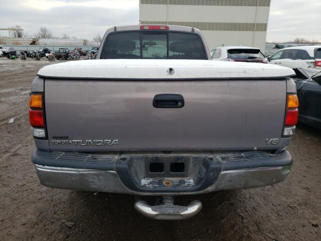 5TBRT3411YS117607 - 2000 TOYOTA TUNDRA ACCESS CAB GRAY photo 6