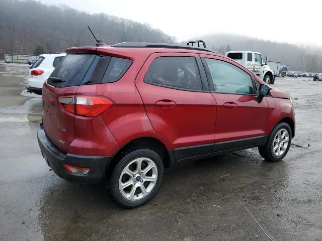MAJ6S3GL3KC268814 - 2019 FORD ECOSPORT SE RED photo 3