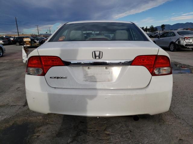 2HGFA1F51BH306799 - 2011 HONDA CIVIC LX WHITE photo 6