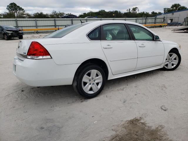 2G1WA5EK7B1186442 - 2011 CHEVROLET IMPALA LS WHITE photo 3