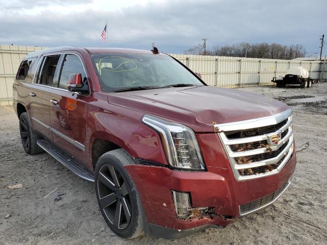 1GYS3HKJ6HR259078 - 2017 CADILLAC ESCALADE ESV LUXURY BURGUNDY photo 4