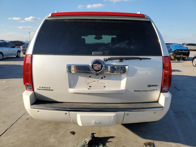 1GYS4FEJXDR122586 - 2013 CADILLAC ESCALADE PLATINUM HYBRID WHITE photo 6