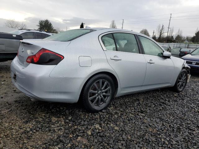 JN1DV6AP6BM603406 - 2011 INFINITI G25 BASE SILVER photo 3