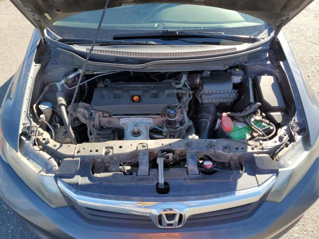 19XFB2F56CE390973 - 2012 HONDA CIVIC LX GRAY photo 11