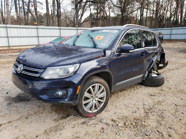 WVGAV7AX7GW580487 - 2016 VOLKSWAGEN TIGUAN S BLUE photo 1