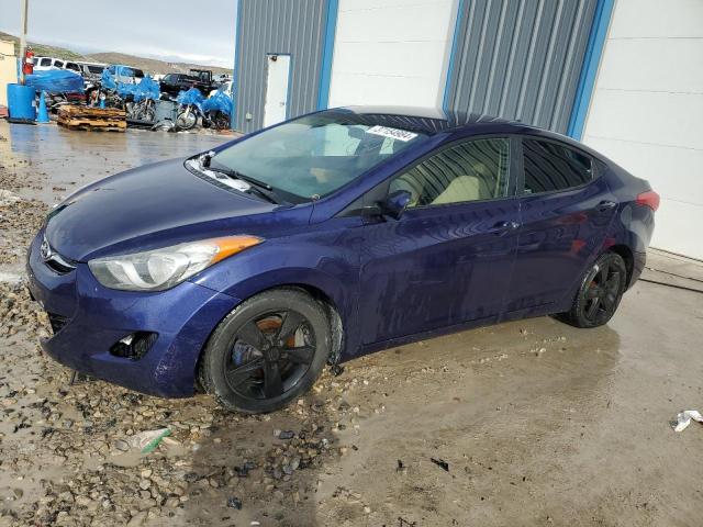 5NPDH4AE5DH293284 - 2013 HYUNDAI ELANTRA GLS BLUE photo 1