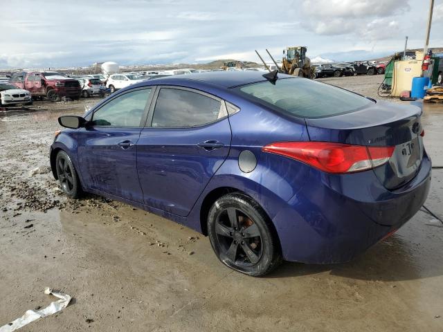 5NPDH4AE5DH293284 - 2013 HYUNDAI ELANTRA GLS BLUE photo 2