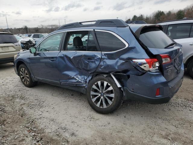 4S4BSANC2F3238012 - 2015 SUBARU OUTBACK 2.5I LIMITED BLUE photo 2