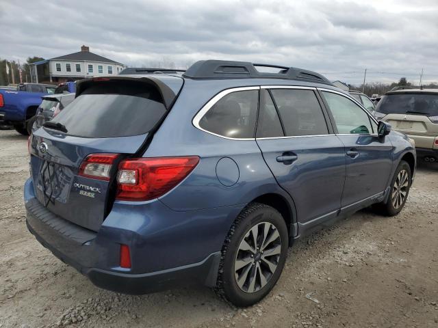 4S4BSANC2F3238012 - 2015 SUBARU OUTBACK 2.5I LIMITED BLUE photo 3