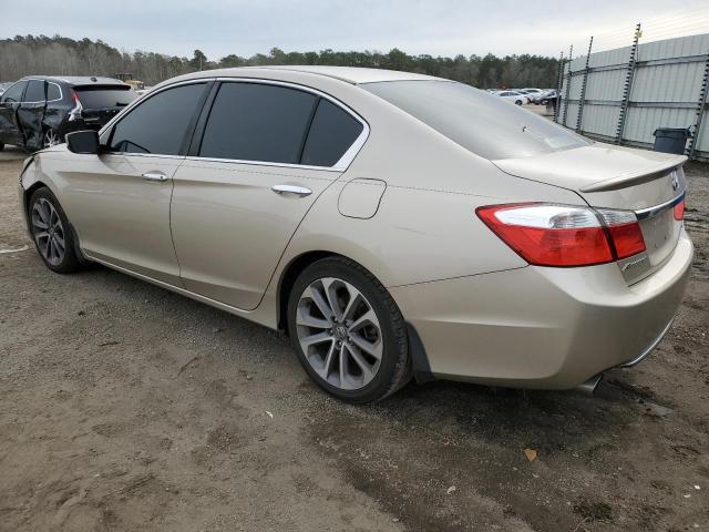 1HGCR2F51EA080283 - 2014 HONDA ACCORD SPORT GOLD photo 2