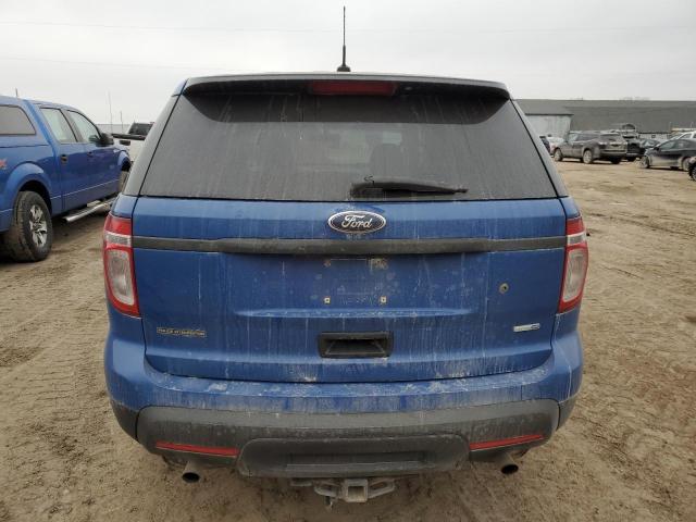 1FM5K8AR9DGA51601 - 2013 FORD EXPLORER POLICE INTERCEPTOR ლურჯი ფოტო 6