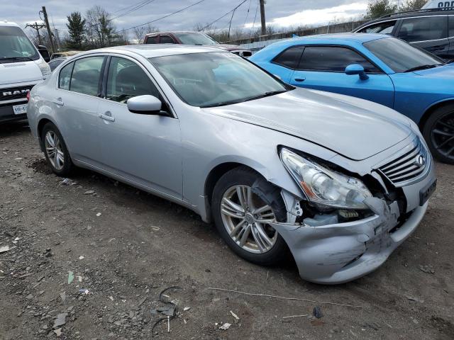 JN1CV6AR1DM768201 - 2013 INFINITI G37 SILVER photo 4