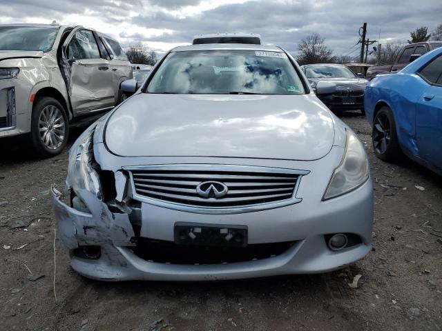 JN1CV6AR1DM768201 - 2013 INFINITI G37 SILVER photo 5