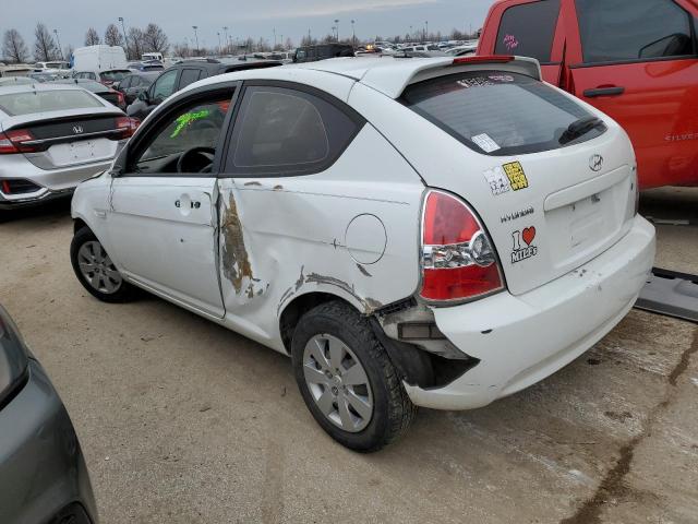 KMHCM3AC7BU198384 - 2011 HYUNDAI ACCENT GL WHITE photo 2