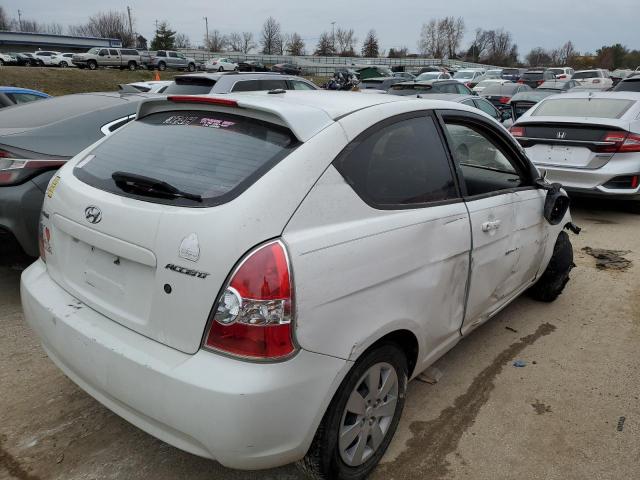 KMHCM3AC7BU198384 - 2011 HYUNDAI ACCENT GL WHITE photo 3