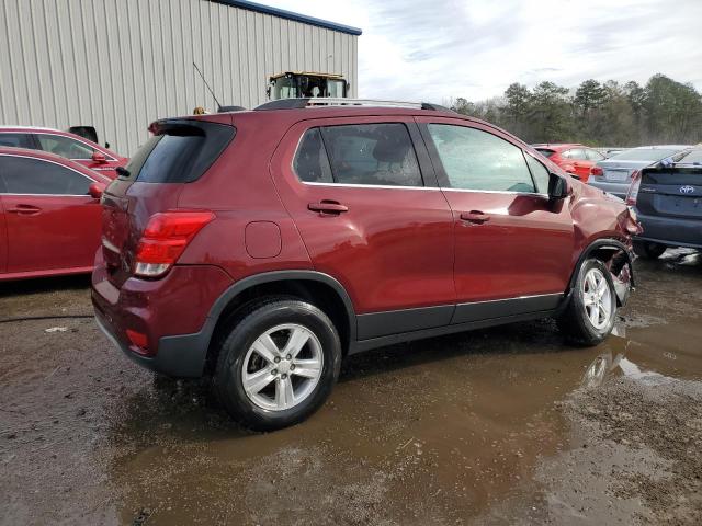 3GNCJPSBXHL132240 - 2017 CHEVROLET TRAX 1LT BURGUNDY photo 3