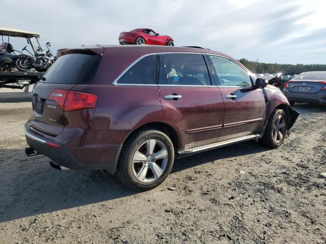 2HNYD2H66BH521793 - 2011 ACURA MDX TECHNOLOGY RED photo 3