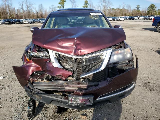 2HNYD2H66BH521793 - 2011 ACURA MDX TECHNOLOGY RED photo 5