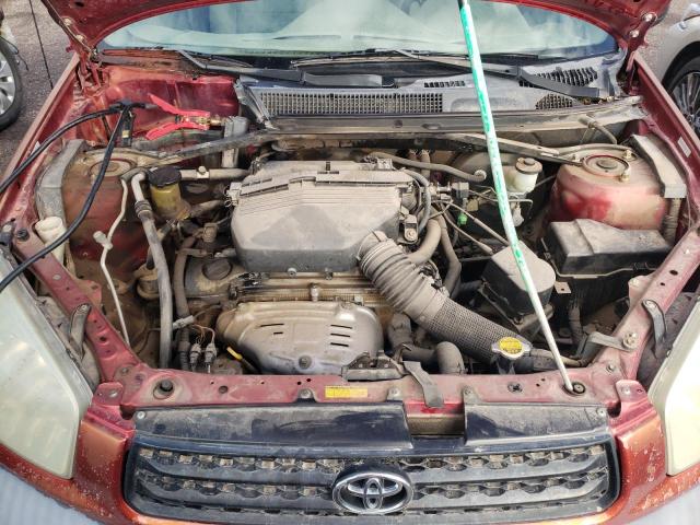 JTEGH20V110008040 - 2001 TOYOTA RAV4 RED photo 11