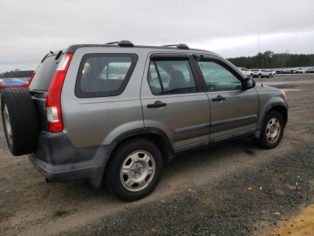 SHSRD68556U402128 - 2006 HONDA CR-V LX GRAY photo 3