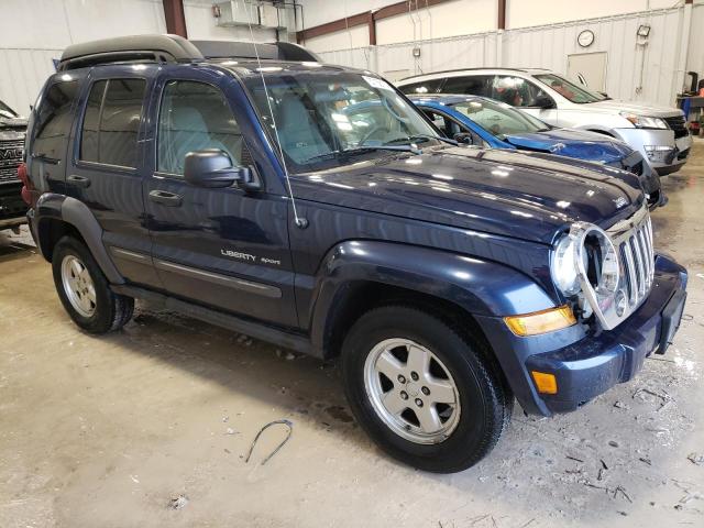 1J4GL48K76W243680 - 2006 JEEP LIBERTY SPORT BLUE photo 4