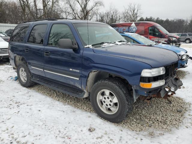 1GNEK13Z13J316335 - 2003 CHEVROLET TAHOE K1500 BLUE photo 4