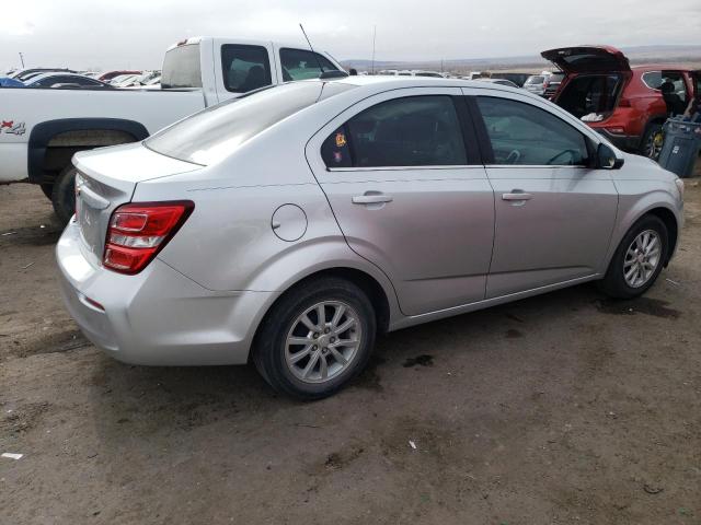 1G1JD5SH9J4108032 - 2018 CHEVROLET SONIC LT SILVER photo 3