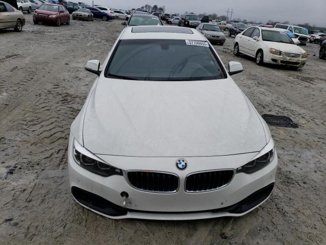 WBA4J1C59KBM17455 - 2019 BMW 430I GRAN COUPE WHITE photo 5