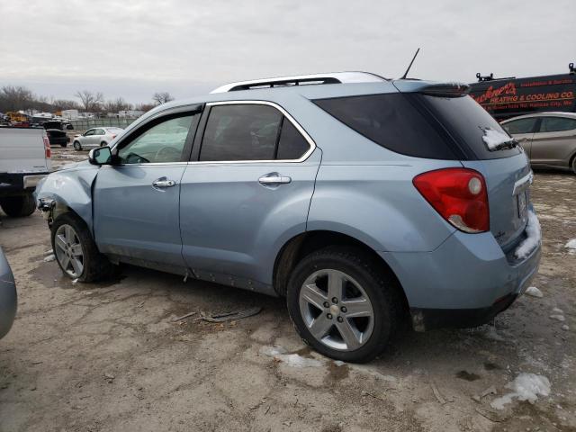 2GNFLHEK2E6356479 - 2014 CHEVROLET EQUINOX LTZ BLUE photo 2