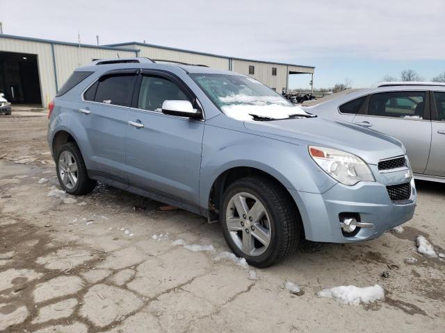 2GNFLHEK2E6356479 - 2014 CHEVROLET EQUINOX LTZ BLUE photo 4