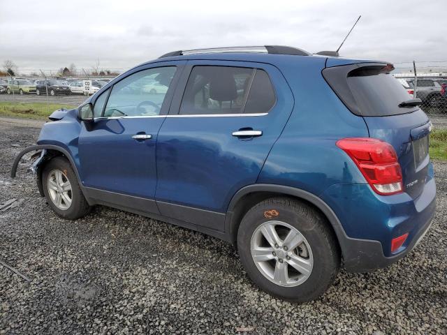 3GNCJPSBXKL270125 - 2019 CHEVROLET TRAX 1LT BLUE photo 2