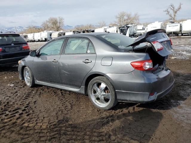 2T1BU4EE2CC881657 - 2012 TOYOTA COROLLA BASE GRAY photo 2