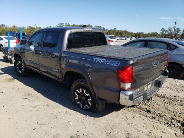 5TFCZ5AN5HX092381 - 2017 TOYOTA TACOMA DOUBLE CAB ნაცრისფერი ფოტო 2