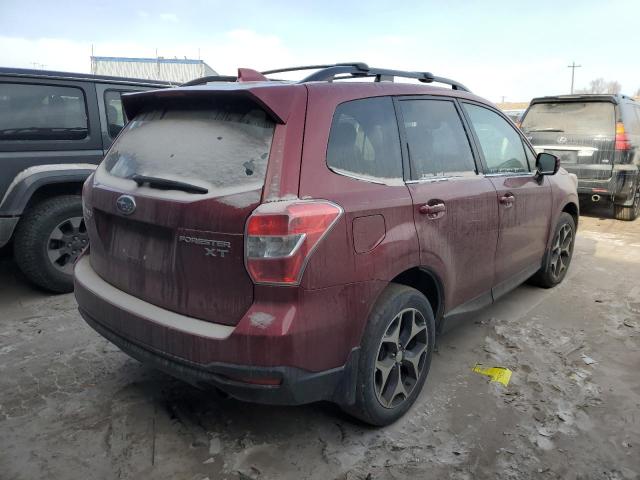 JF2SJGDC6GH478732 - 2016 SUBARU FORESTER 2.0XT PREMIUM BURGUNDY photo 3