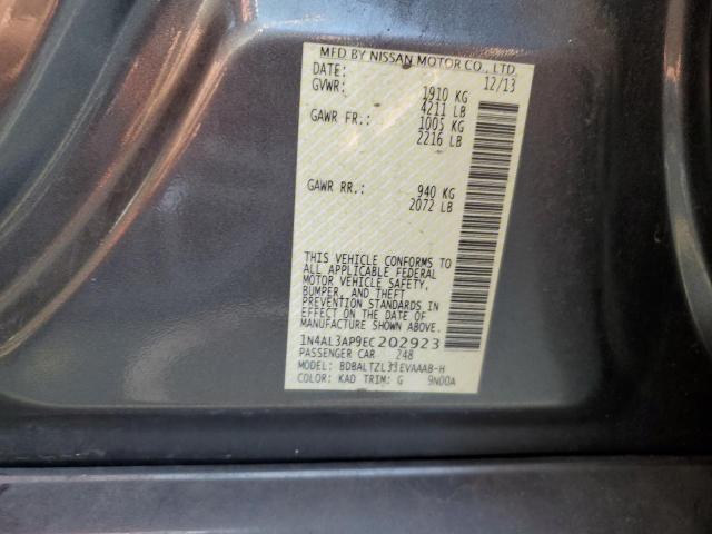 1N4AL3AP9EC202923 - 2014 NISSAN ALTIMA 2.5 GRAY photo 12