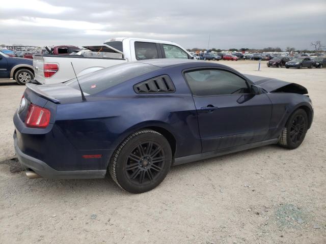 1ZVBP8AN9A5117803 - 2010 FORD MUSTANG BLUE photo 3