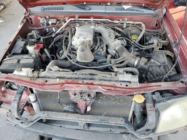 1N6MD26Y84C445988 - 2004 NISSAN FRONTIER KING CAB SC RED photo 11