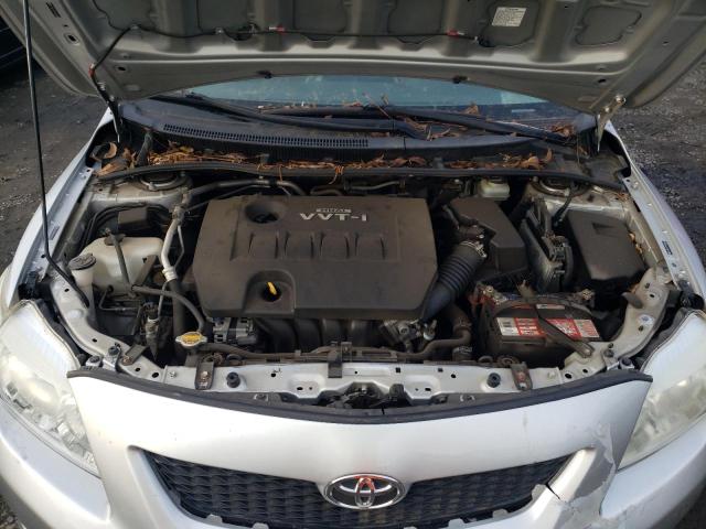 JTDBL40EX99084386 - 2009 TOYOTA COROLLA BASE SILVER photo 11