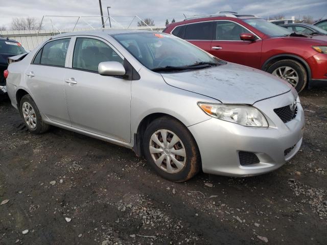 JTDBL40EX99084386 - 2009 TOYOTA COROLLA BASE SILVER photo 4
