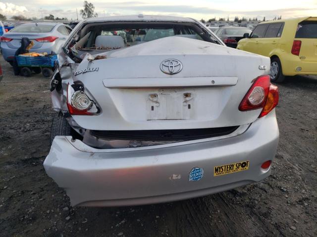 JTDBL40EX99084386 - 2009 TOYOTA COROLLA BASE SILVER photo 6