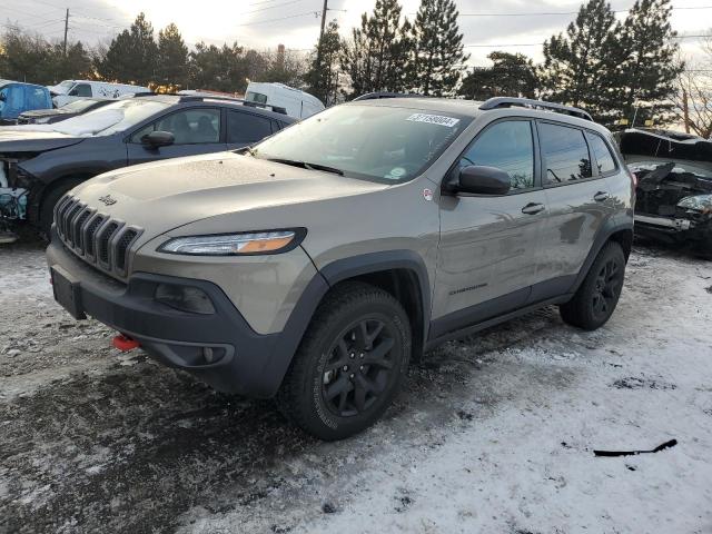 1C4PJMBS0HW590310 - 2017 JEEP CHEROKEE TRAILHAWK BROWN photo 1